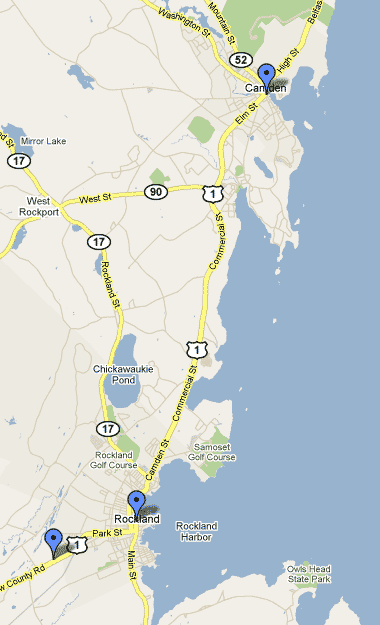 Camden Maine Movie Cinemas Map Locations